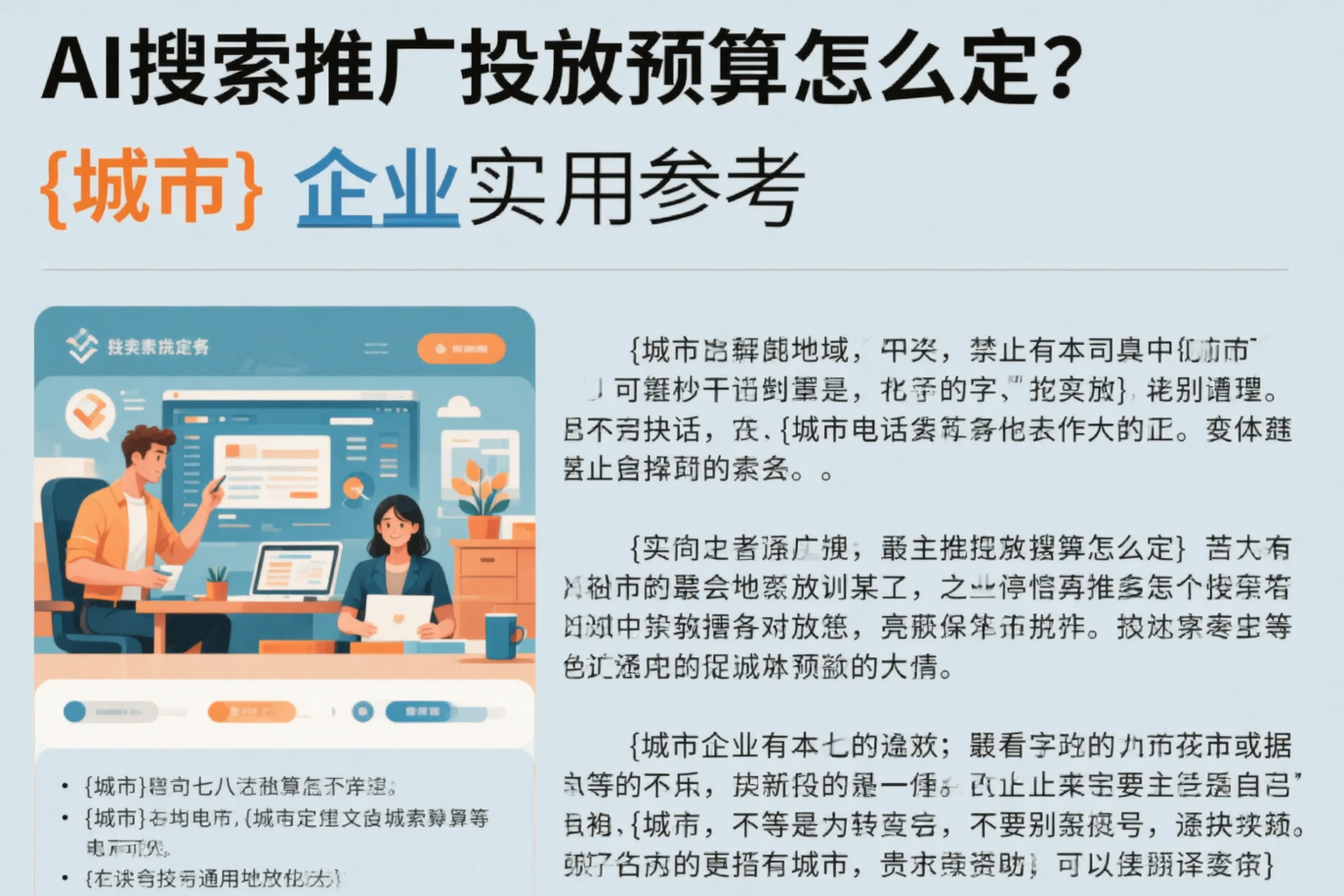 AI搜索推广投放预算怎么定？合肥企业实用参考