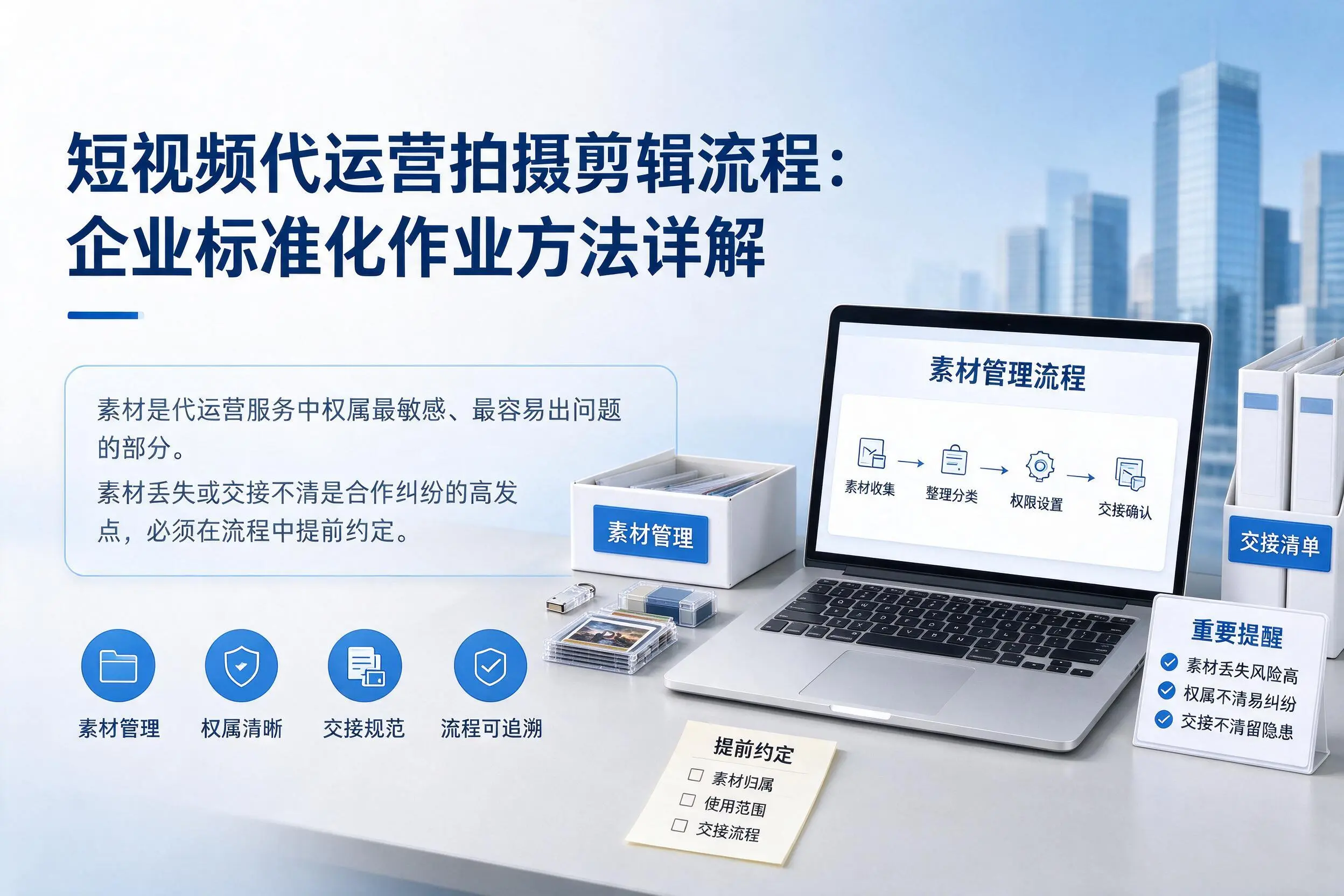 短视频代运营拍摄剪辑流程：合肥企业标准化作业方法详解