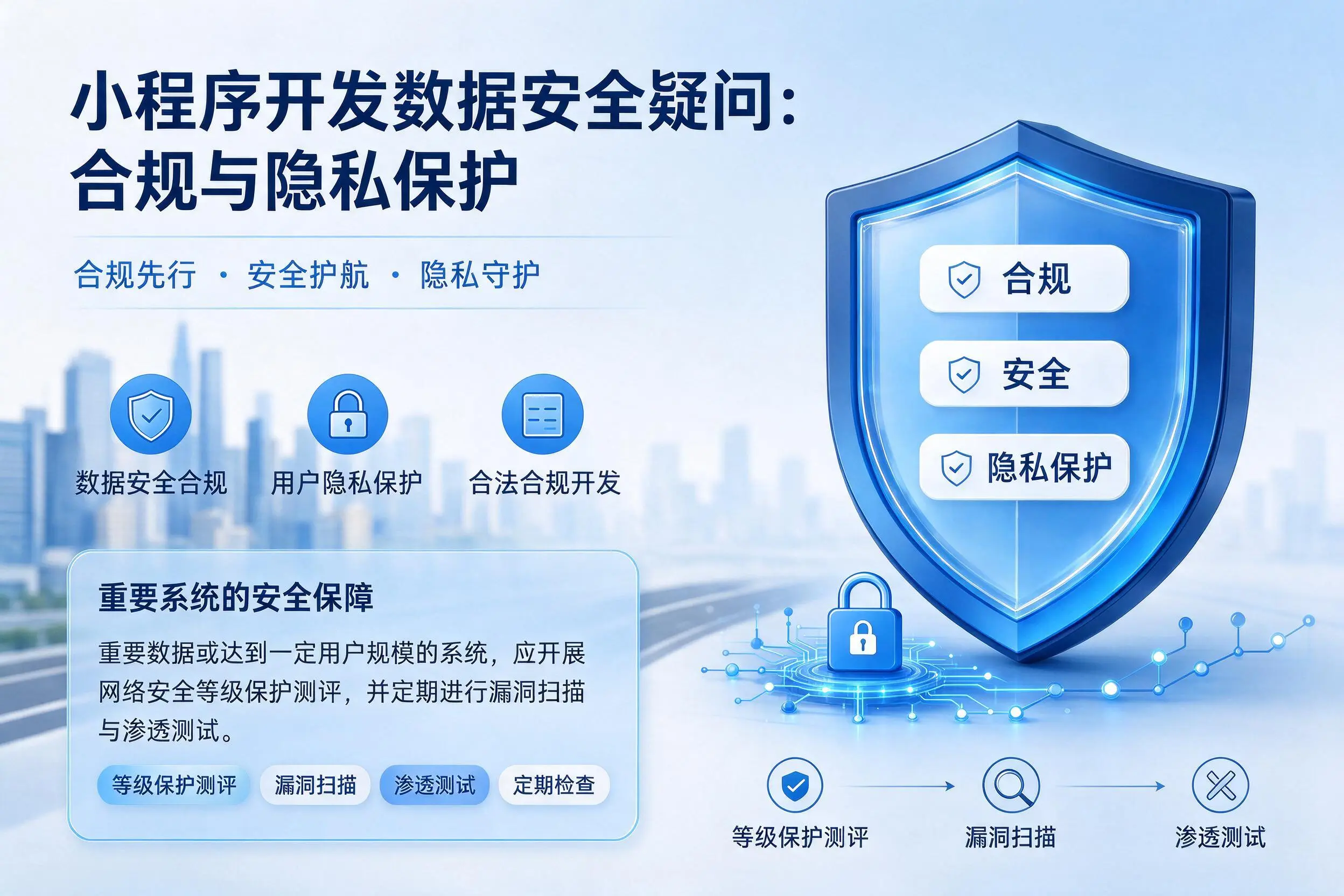 合肥小程序开发数据安全疑问：合规与隐私保护