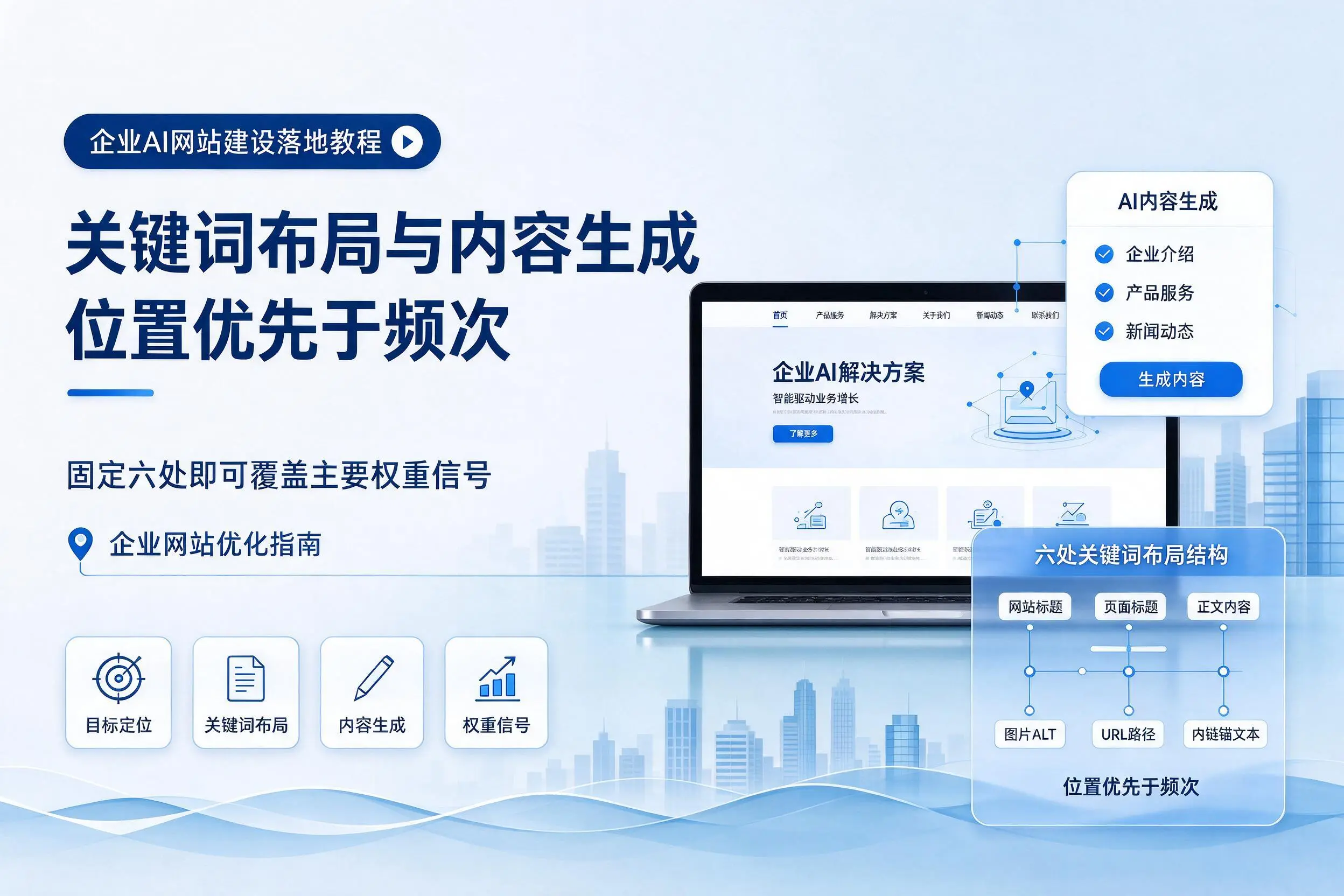 合肥企业AI网站建设落地教程:关键词布局与内容生成